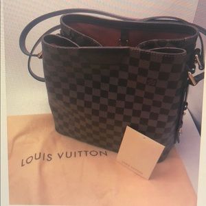 Louis Vuitton Cabas Rivingston Damier Canvas Tote